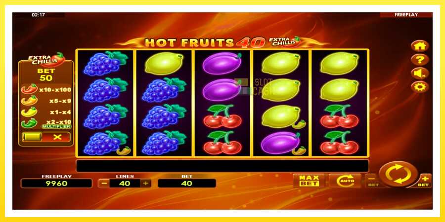 படம் 2 விளையாட்டு இயந்திரம் Hot Fruits 40 Extra Chillis