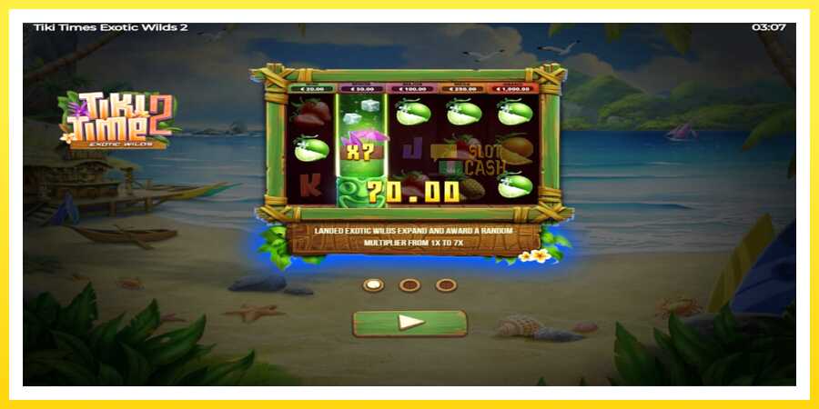 படம் 1 விளையாட்டு இயந்திரம் Tiki Time Exotic Wilds 2