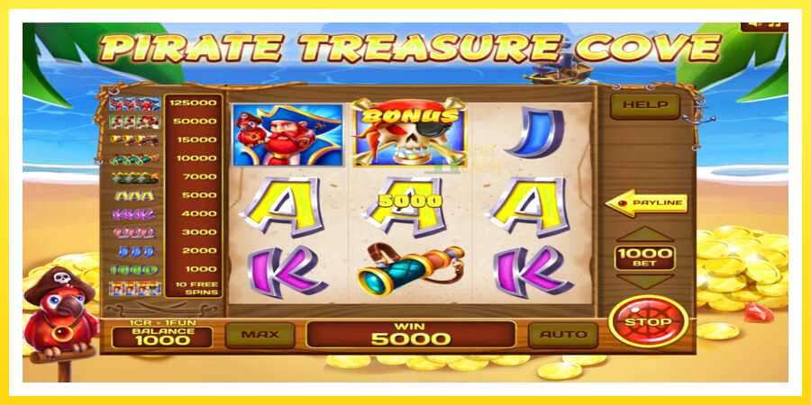 படம் 2 விளையாட்டு இயந்திரம் Pirate Treasure Cove 3x3