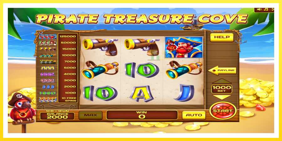 படம் 3 விளையாட்டு இயந்திரம் Pirate Treasure Cove 3x3