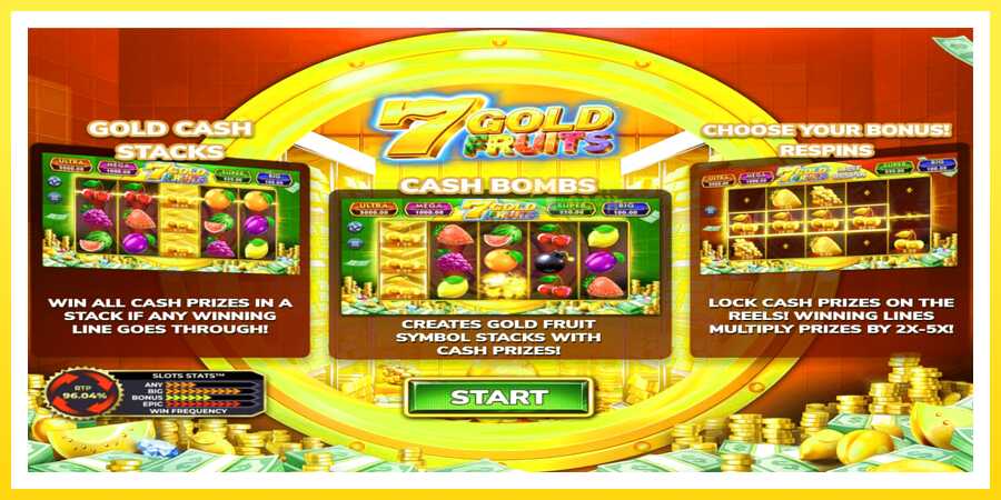 படம் 1 விளையாட்டு இயந்திரம் 7 Gold Fruits