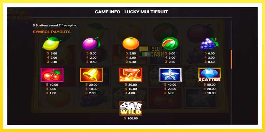 படம் 3 விளையாட்டு இயந்திரம் Lucky Multifruit