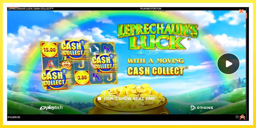 படம் 1 விளையாட்டு இயந்திரம் Leprechauns Luck Cash Collect Megaways PowerPlay Jackpot