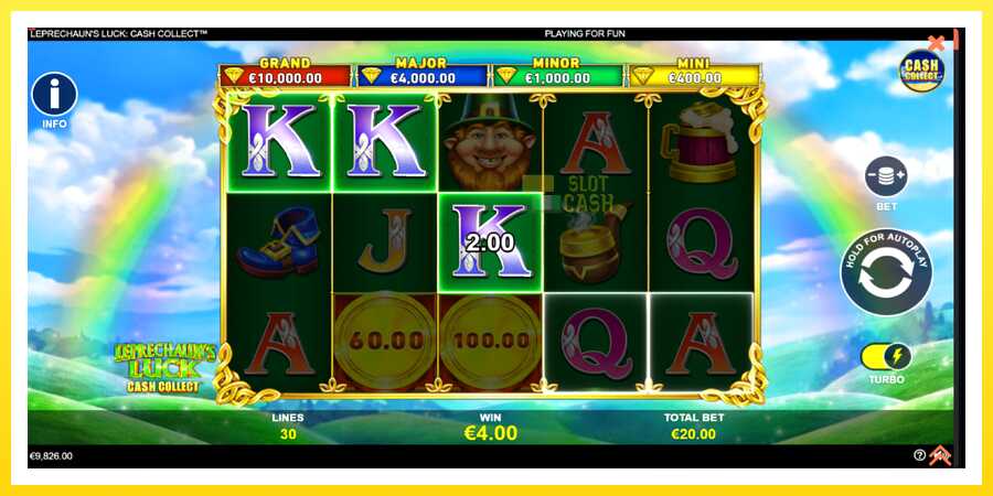 படம் 4 விளையாட்டு இயந்திரம் Leprechauns Luck Cash Collect Megaways PowerPlay Jackpot