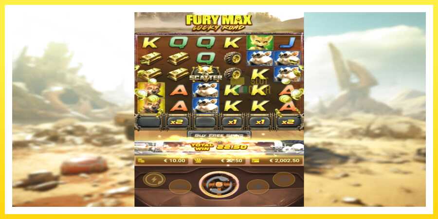 படம் 3 விளையாட்டு இயந்திரம் Fury Max Lucky Road