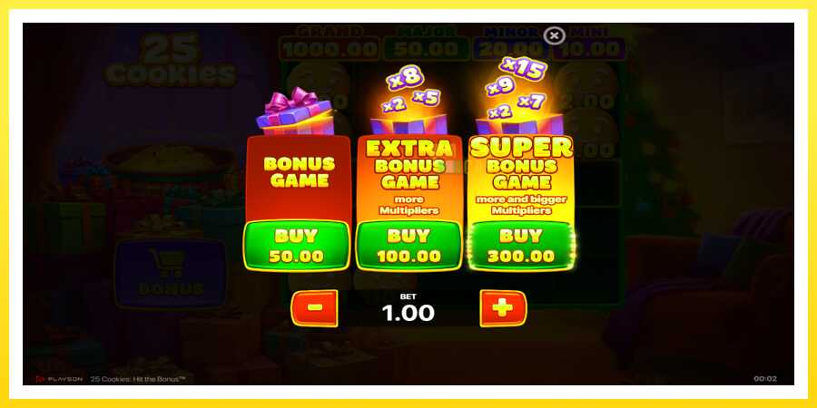 படம் 3 விளையாட்டு இயந்திரம் 25 Cookies: Hit the Bonus