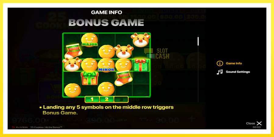 படம் 6 விளையாட்டு இயந்திரம் 25 Cookies: Hit the Bonus