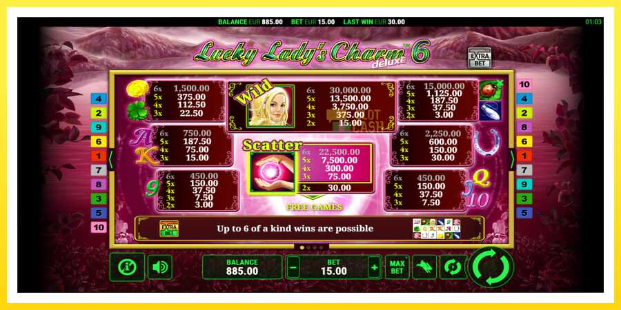 படம் 5 விளையாட்டு இயந்திரம் Lucky Ladys Charm Deluxe 6