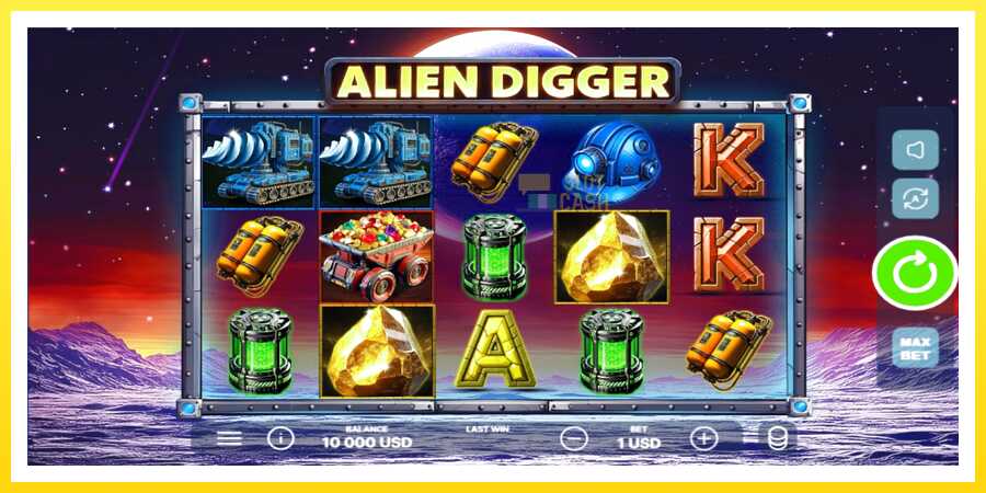 படம் 1 விளையாட்டு இயந்திரம் Alien Digger