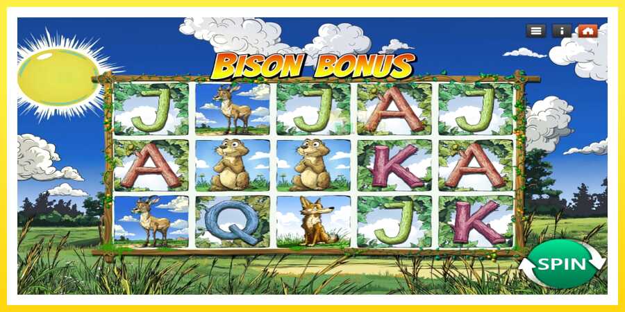 படம் 1 விளையாட்டு இயந்திரம் Bison Bonus