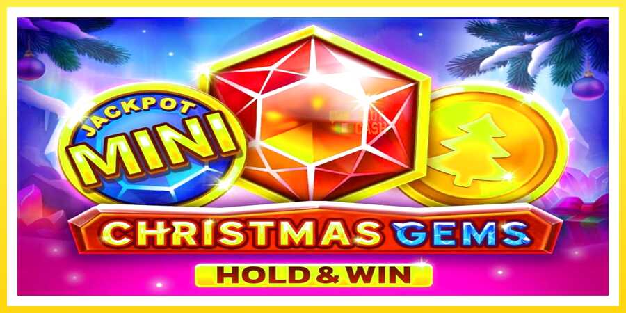 படம் 1 விளையாட்டு இயந்திரம் Christmas Gems Hold & Win