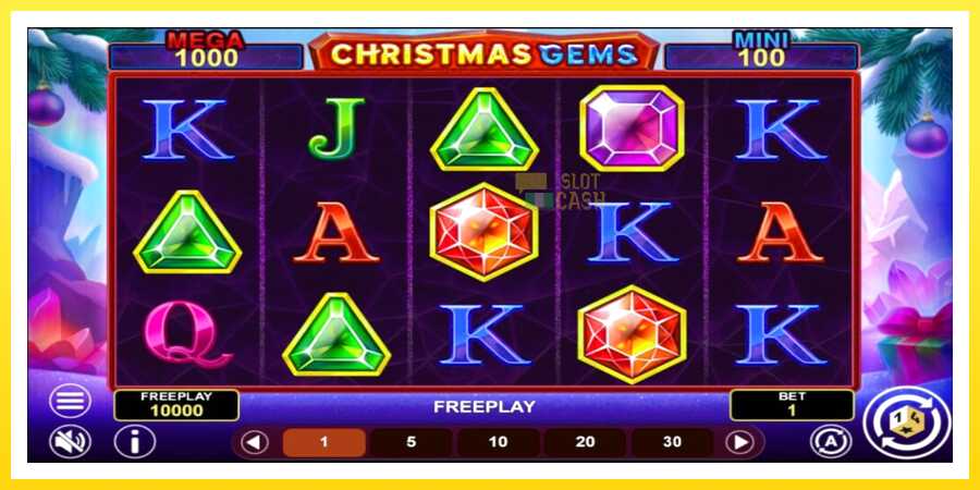 படம் 2 விளையாட்டு இயந்திரம் Christmas Gems Hold & Win