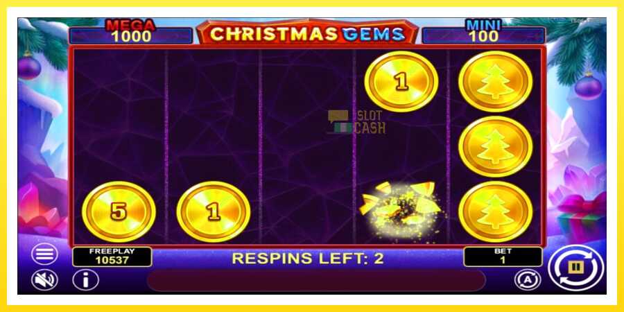 படம் 5 விளையாட்டு இயந்திரம் Christmas Gems Hold & Win