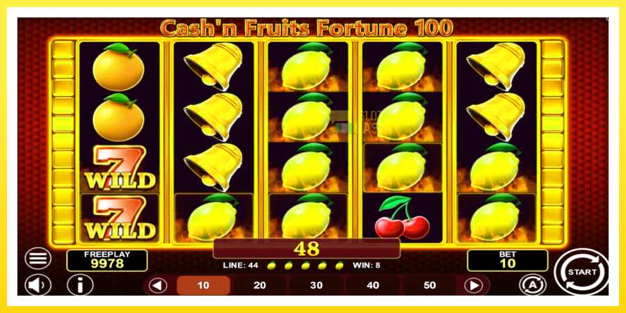 படம் 2 விளையாட்டு இயந்திரம் Cashn Fruits Fortune 100