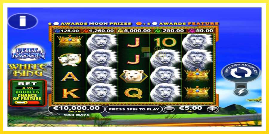 படம் 1 விளையாட்டு இயந்திரம் Full Moon: White King PowerPlay Jackpot