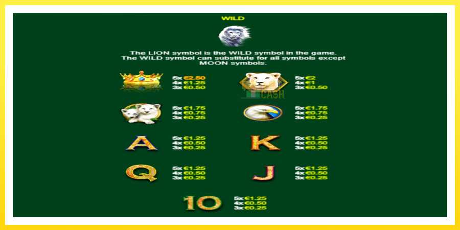 படம் 6 விளையாட்டு இயந்திரம் Full Moon: White King PowerPlay Jackpot