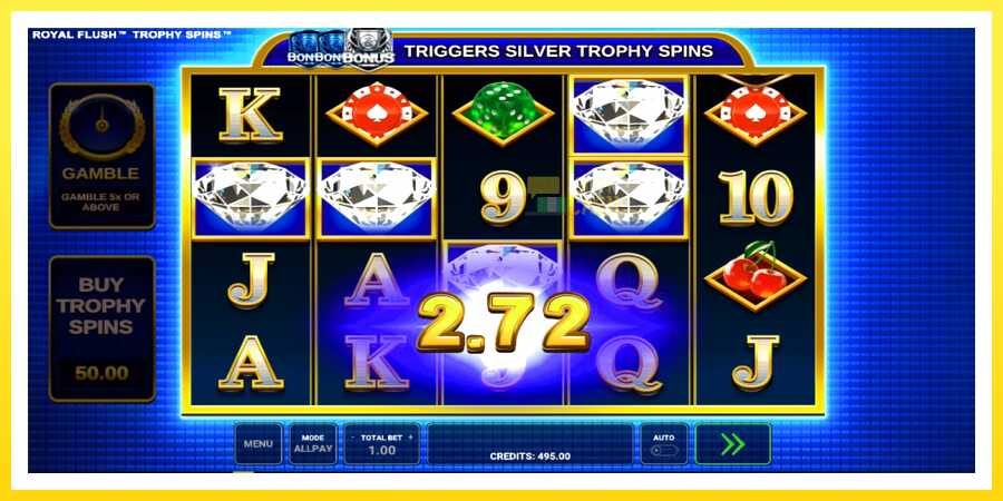 படம் 2 விளையாட்டு இயந்திரம் Royal Flush Trophy Spins