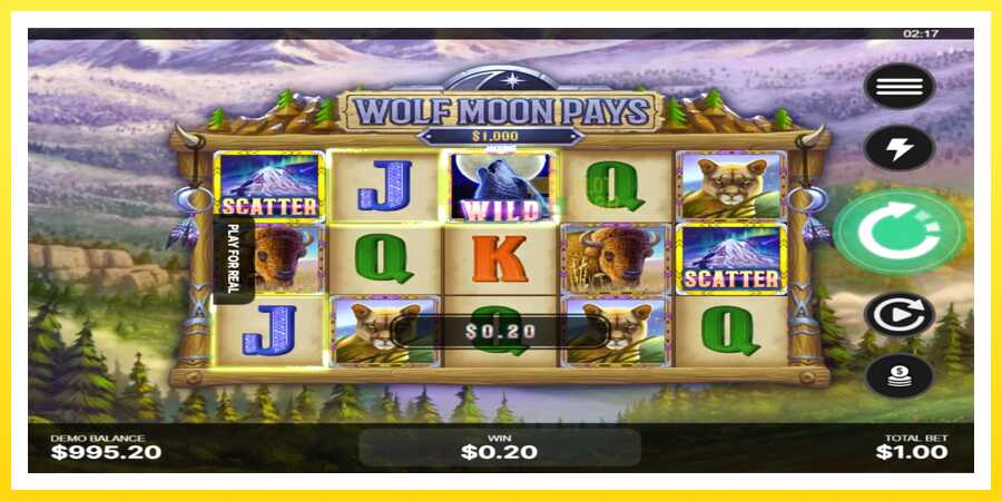 படம் 3 விளையாட்டு இயந்திரம் Wolf Moon Pays