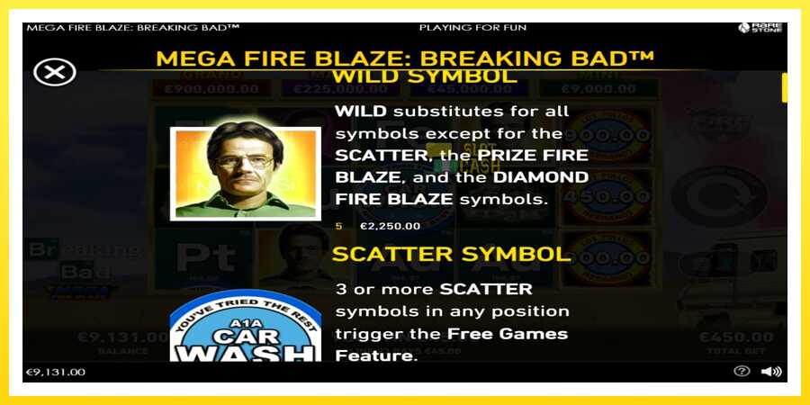 படம் 4 விளையாட்டு இயந்திரம் Mega Fire Blaze: Breaking Bad