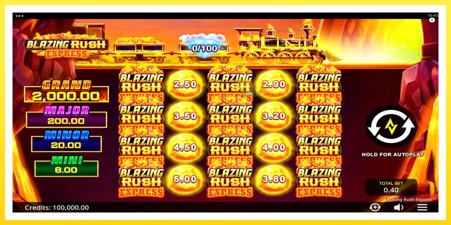 படம் 1 விளையாட்டு இயந்திரம் Blazing Rush Express