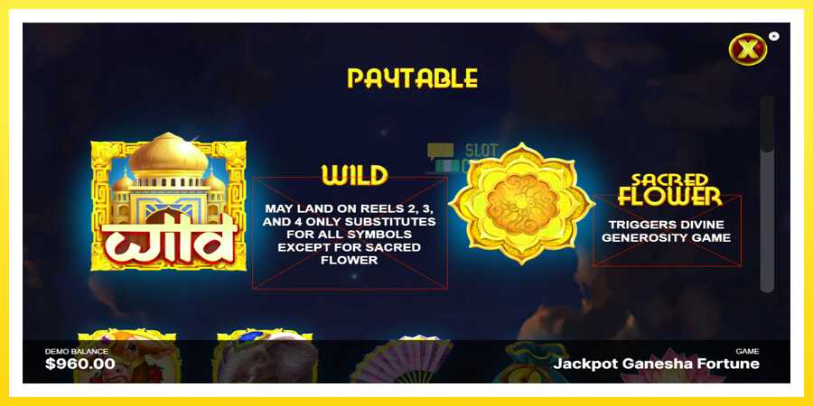 படம் 5 விளையாட்டு இயந்திரம் Jackpot Ganesha Fortune