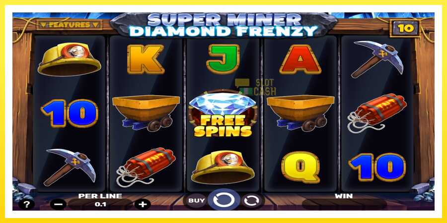 படம் 1 விளையாட்டு இயந்திரம் Super Miner - Diamond Frenzy