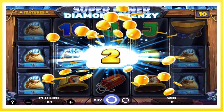 படம் 3 விளையாட்டு இயந்திரம் Super Miner - Diamond Frenzy