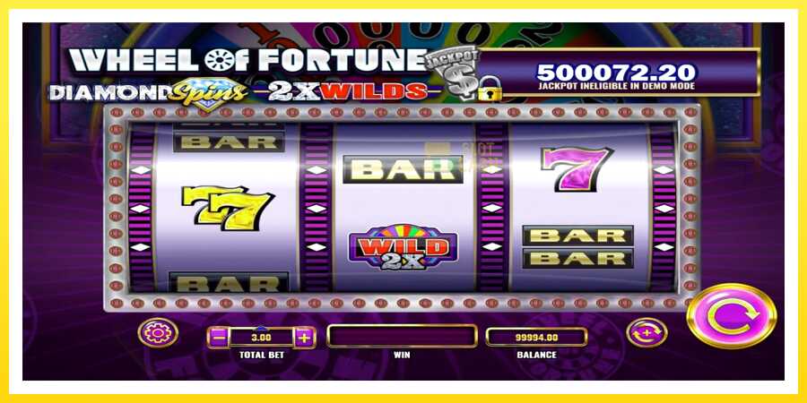 படம் 2 விளையாட்டு இயந்திரம் Wheel of Fortune Diamond Spins 2x Wilds