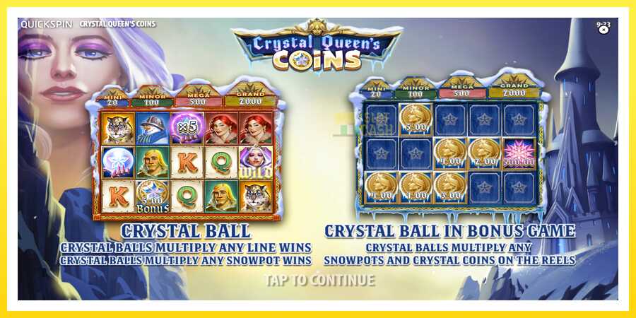 படம் 1 விளையாட்டு இயந்திரம் Crystal Queens Coins