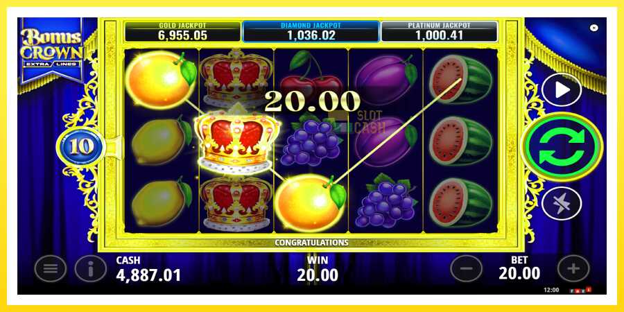 படம் 3 விளையாட்டு இயந்திரம் Bonus Crown