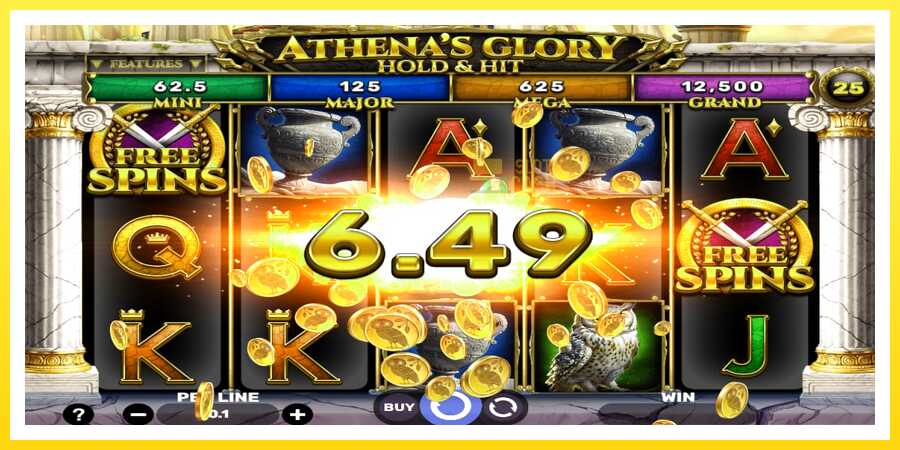 படம் 3 விளையாட்டு இயந்திரம் Athenas Glory Hold & Hit