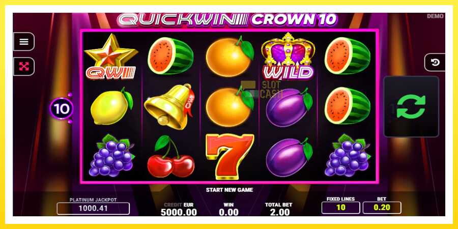 படம் 1 விளையாட்டு இயந்திரம் Quick Win Crown 10