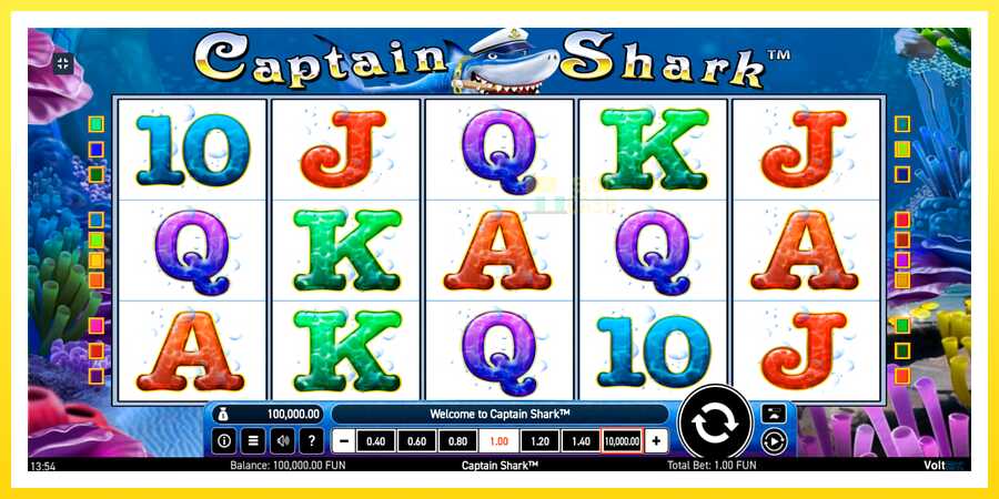 படம் 1 விளையாட்டு இயந்திரம் Captain Shark