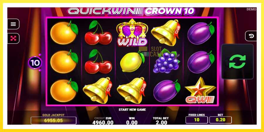 படம் 2 விளையாட்டு இயந்திரம் Quick Win Crown 10