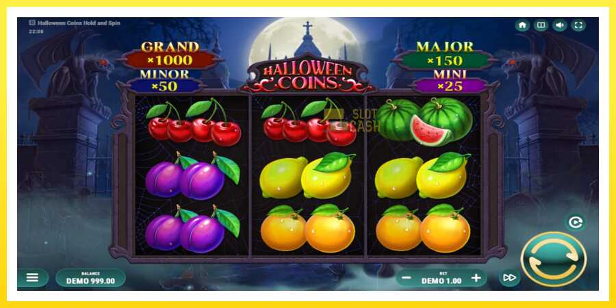 படம் 2 விளையாட்டு இயந்திரம் Halloween Coins Hold and Spin