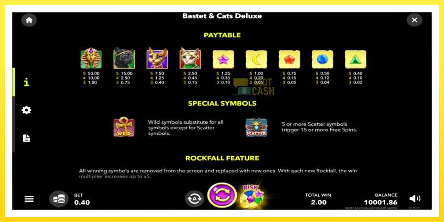 படம் 5 விளையாட்டு இயந்திரம் Bastet & Cats Deluxe