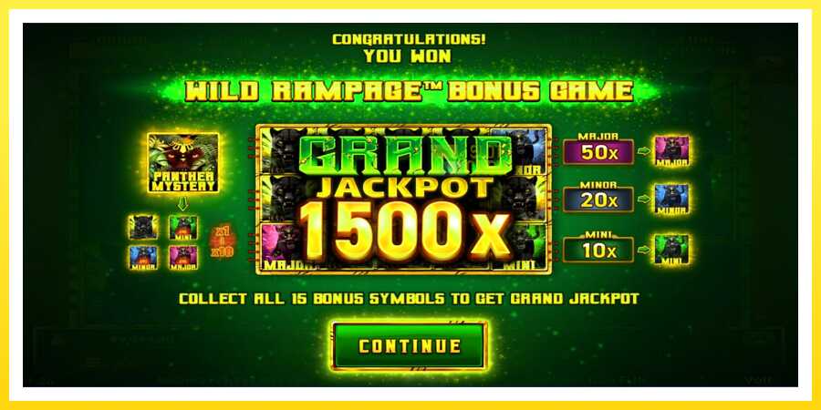 படம் 3 விளையாட்டு இயந்திரம் Mighty Wild: Panther Grand Gold Edition Halloween Jackpots