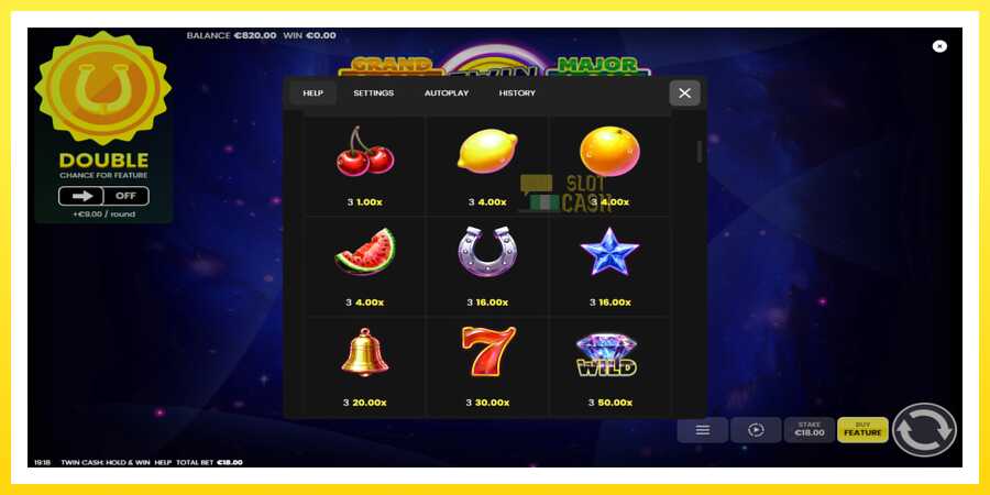 படம் 5 விளையாட்டு இயந்திரம் Twin Cash: Hold and Win