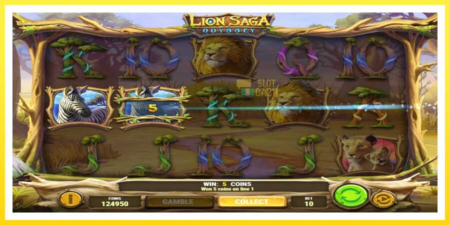 படம் 2 விளையாட்டு இயந்திரம் Lion Saga Odyssey