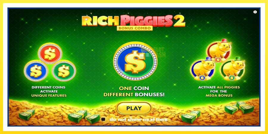 படம் 1 விளையாட்டு இயந்திரம் Rich Piggies 2: Bonus Combo