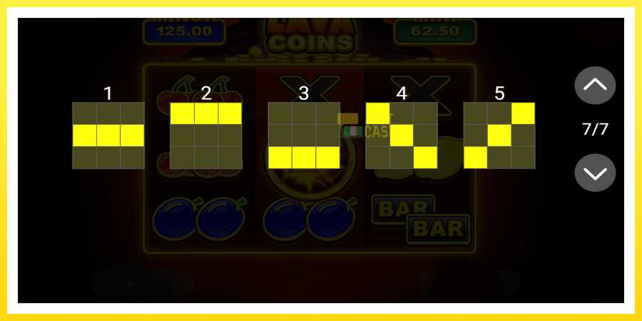 படம் 7 விளையாட்டு இயந்திரம் Lava Coins