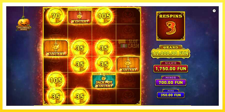 படம் 5 விளையாட்டு இயந்திரம் 24 Coins Halloween Jackpots