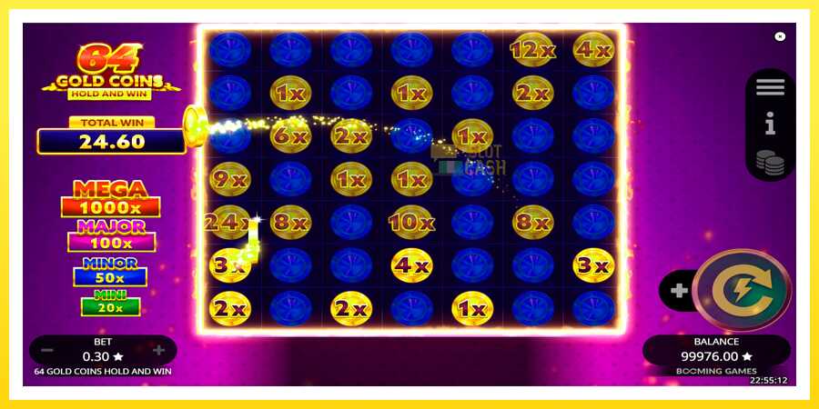 படம் 6 விளையாட்டு இயந்திரம் 64 Gold Coins Hold and Win