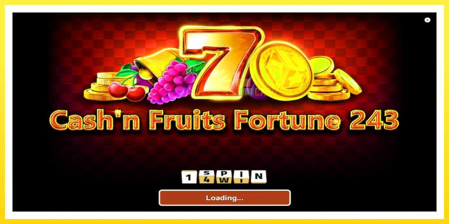 படம் 1 விளையாட்டு இயந்திரம் Cashn Fruits Fortune 243