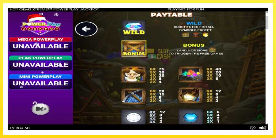 படம் 4 விளையாட்டு இயந்திரம் Hot Gems Xtreme PowerPlay Jackpot