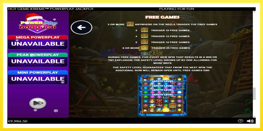 படம் 6 விளையாட்டு இயந்திரம் Hot Gems Xtreme PowerPlay Jackpot