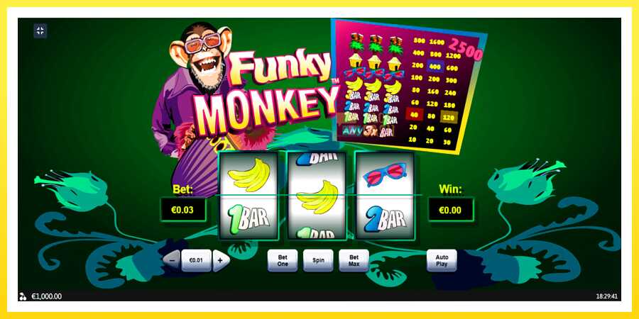 படம் 1 விளையாட்டு இயந்திரம் Funky Monkey