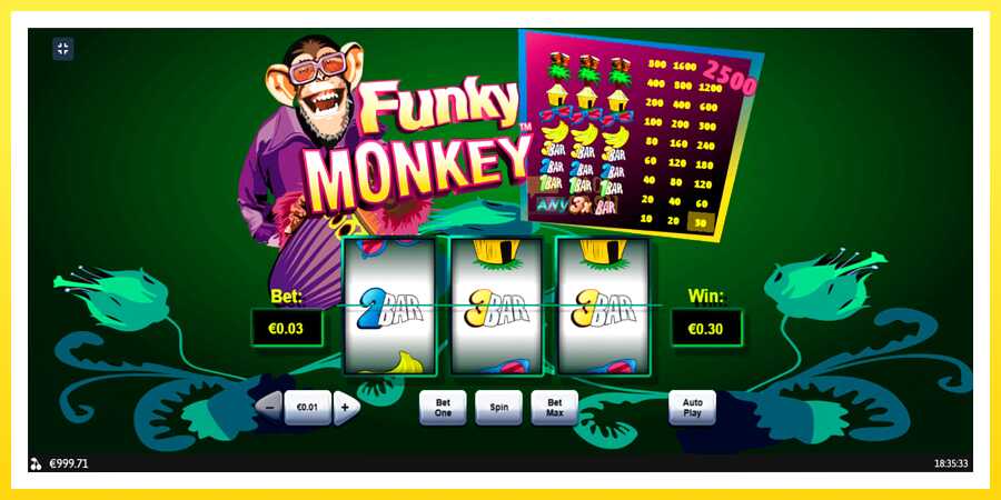 படம் 3 விளையாட்டு இயந்திரம் Funky Monkey