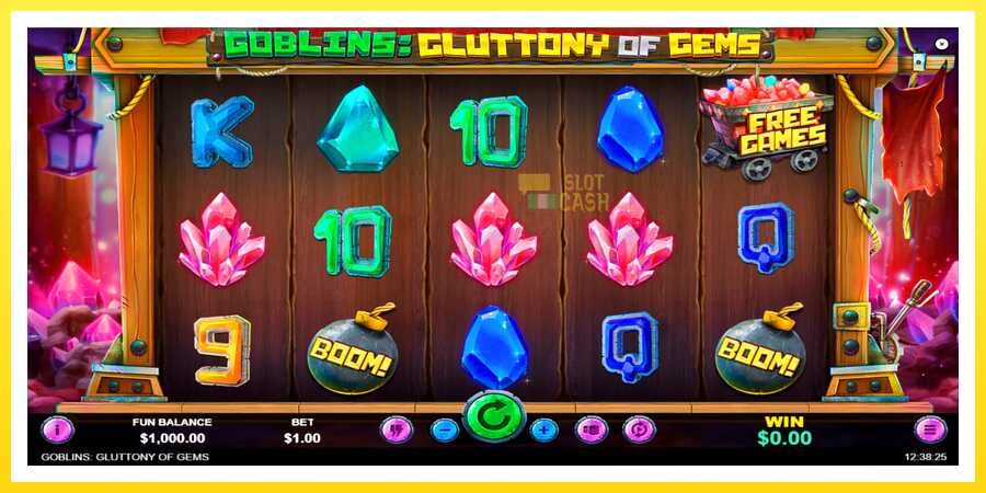 படம் 1 விளையாட்டு இயந்திரம் Goblins Gluttony of Gems