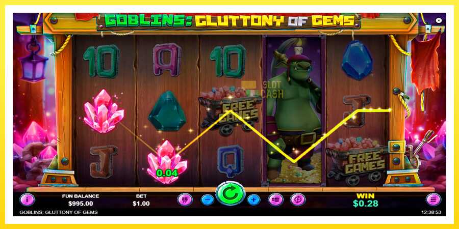 படம் 3 விளையாட்டு இயந்திரம் Goblins Gluttony of Gems